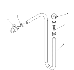Engine Group - Oil Drain Diagram and Parts List for 076131-04  Briggs and Stratton Generator